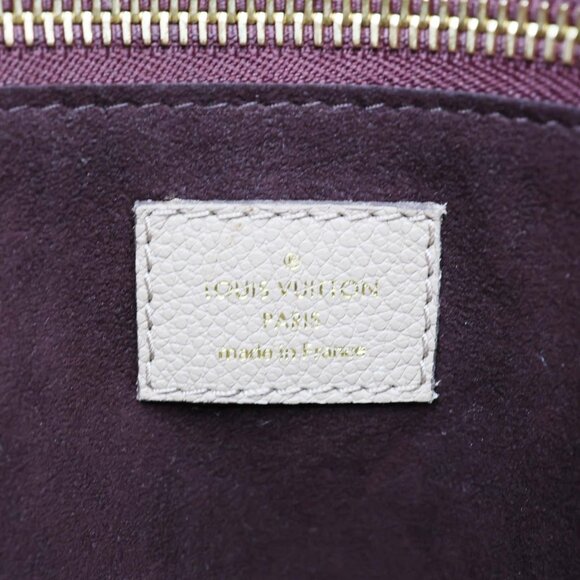 Louis Vuitton Neverfull MM Empreinte Leather Tote Shoulder Bag Beige - Picture 11 of 11